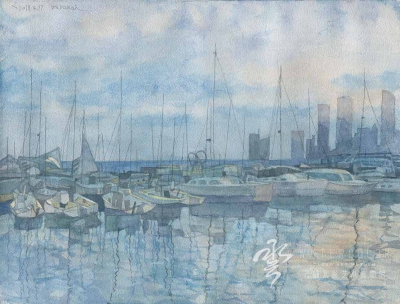 杜大恺 《青岛印象之二》 31*41cm 2018年